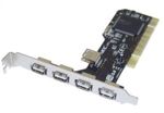 NEC D720100AGM 5-port USB 2.0 PCI Card, 4 ext. 1 int., p/n: SD-V2-5U  (контроллер)