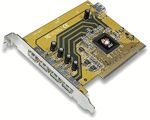 SIIG JU-P50212 5-port USB 2.0 PCI 4 ext. 1 int. controller, OEM (контроллер)