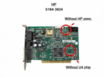Hewlett-Packard (HP) Chameleon Gameport internal Data/Fax Modem V.90/Audio card PCI, p/n: 5184-3924, OEM (-)