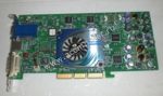 VGA card nVidia Quadro4 700 XGL, 64MB, VGA/DVI/TV out 3-pin, 4X AGP, model P80, p/n: 600-50080, OEM ()