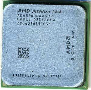 CPU AMD Athlon 64 3200+ 2000MHz, Socket 939, ADA3200DAA4BP, 512KB Cache L2, OEM ()