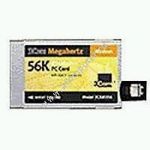 3Com Megahertz 3CXM356 PCMCIA 56K WinModem PC Card/w X-Jack  (-)