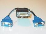 Dell/Molex DMS-59 pin VGA Y-Splitter cable, 1xDMS 59-pin (M)/2xHD15 (F) connectors, p/n: 0R0914, OEM ( )