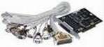 Digi International AccelePort 8r 920 PCI serial card, 8 port, DI p/n:30002342-03 REV A., 930981 55000536-05 REV D., p/n: (1p) 50000490-05 Rev:D/w Octopus cable 8-port DB25, retail ( )