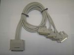 DIGI International 4-port RS232 DB25(9)M cable, p/n: 63000118-01A, OEM (  "")