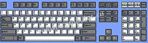 Keyboard WYSE, RJ11, p/n: 840358-01  ()