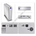 External Storage Lacie 2d BIG DISK, 500 GB 7200 rpm 8MB buffer; firewire800/400, USB 2.0 interface, retail