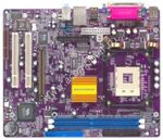Motherboard EliteGroup P4VMM2 Socket478, 4xDDR DIMM slots, 1xAGP, 2xPCI, Sound, LAN, 4xUSB 2.0, microATX, OEM (системная плата)