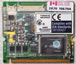 HP/Ambit Pavilion N5470/OmniBook XE3 A00-0434JP mini-PCI 56K Modem & LAN Card, p/n: T18N040.00, OEM (/ )