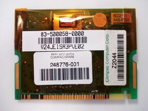 Anatel/Compaq Evo N115/N1020v/N1000v, Presario 700/1500 Mini-PCI 56Kbps Modem card, p/n: 248776-001, OEM (   )