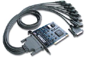 Moxa Technologies Smartio C168H/PCI, 8 port RS-232 card/w octal cable DB25, retail ( )