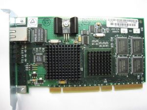Hewlett-Packard (HP) Single Port (1 channel) 10/100/1000Base-T Gigabit Ethernet NIC card (network adapter), PCI-X, p/n: A4929-60001, OEM ( )
