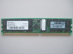 Hewlett-Packard (HP) DDR RAM DIMM 2GB, ECC Reg CL3, PC3200R (400MHz), p/n: 373030-051, OEM ( )