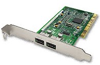 Adaptec AUA-2000LP 1xPCI to 2xUSB 2.0 Controller (adapter), retail ()