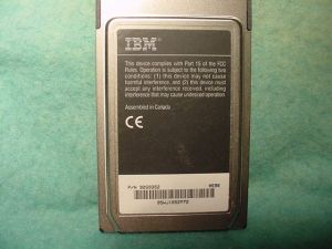 IBM Token-Ring Auto 16/4 PC Credit Card Network adapter, PCMCIA, p/n: 92G9352  ( )