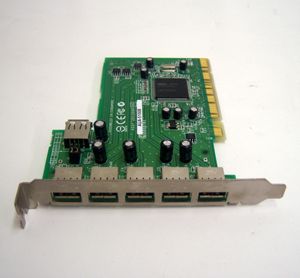 Adaptec AUA-5100B 1xPCI to 6xUSB Controller Card (adapter), OEM ()