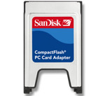 SanDisk PCMCIA CompactFlash adapter  ()