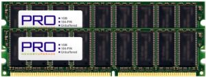 Dell PowerEdge 2600 RAM DIMM 2GB (2x1GB) DDR Memory Kit, PC2100 (266MHz), ECC, Reg., OEM ( )