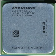    CPU AMD Dual-Core Opteron Model 875, 2.2GHz (2200MHz), 2x1MB (2x1024KB), Socket 940 PGA (940-pin), OST875FAA6CC. -$119.