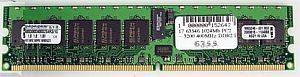 Kingston KVR400D2S4R3/1G 1GB DDR2 PC2-3200 (400MHz) CL3 ECC Reg. 240-pin SDRAM Memory DIMM, OEM ( )