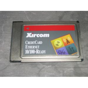 Xircom CE-10/A Credit Card Ethernet Network 10Base-T adapter/w cable, PCMCIA, OEM ( )