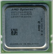    CPU AMD Dual Core Opteron Model 2216 Santa Rosa, 2.40GHz (2400MHz), 2x1MB L2 Cache, Socket F (1207), OSP2216GAA6CQ. -$29.