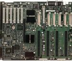 Motherboard E139761, 4 x CPU Xeon, 6 x PCI slots, 1 x ISA slot, IBSK95100543 PBA 688264-427  (системная плата)