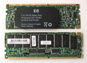 128MB BBU Cache Module For HP Smart Array 6402/6404 Controller/w Battery Backed Write, Spare p/n: 309521-001, OEM (   )