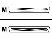 Hewlett-Packard (HP) SCSI External cable HD68 (68-pin)/HD68 (68-pin), P-P, 3m, p/n: A3639-63012, OEM ( )