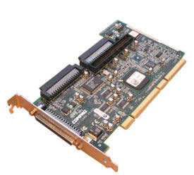Compaq Server Option CPQ (Adaptec ASC-31960/CPQ) Dual Channel Ultra160 (Ultra3) SCSI Controller Card for Proliant Server, 64-bit PCI-X, p/n: 129281-001, OEM ()