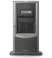 Server HP Proliant ML370T04, CPU Xeon 3.4/1MB/800 (up to 2 CPU), 1GB PC2-3200 DDR2 ECC RAM, integrated Dual Channel Ultra320 controller, NC7781 PCI-X Gigabit NIC, CD-ROM, Tower Case  ()