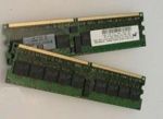 Hewlett-Packard (HP) 2GB (2x1GB) DDR2 PC2-3200 (400MHz) Registered RAM DIMM, CL3, ECC, p/n: 343066-B21, 345113-851, OEM (  )