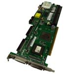 RAID controller IBM/Adaptec ASR-3225S/128MB, Ultra160 SCSI, 2 channel, 128MB RAM, BBU, 64-bit PCI-X, p/n: 90P5214, FRU: 02R0985, OEM ()