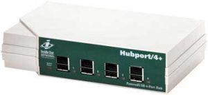 Digi International Hubport/4 4-port External USB 1.1 Hub, p/n: (1P)50001321-01, DC input, retail ( )