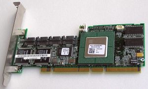 Adaptec AAR-2410SA 4 Channel SATA-150 RAID Controller, RAID Levels: 0, 1, 10, 50, 64MB RAM, PCI-X, OEM ()