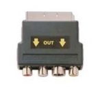 Hewlett-Packard (HP) SCART to Composite S-Video Adapter, p/n: L1717A, OEM ()