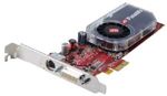 Video card ATI FireMV 2250 PCI-E x1 256MB DUAL DVI/VGA, S-Video, Low-Profile (LP), p/n: 109-B15231-00, OEM ( )
