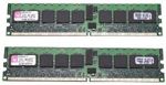 Kingston KTH-MLG4/2G 2x1GB DDR2 PC2-3200 (400MHz) ECC Reg. 240-pin SDRAM Memory DIMM Kit, OEM (  )