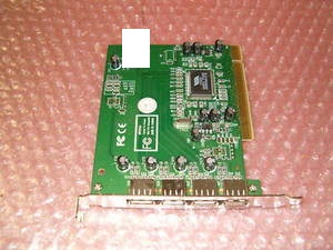 VIA MP6202A 5-Port (4 ext, 1 int) USB 2.0 PCI controller, OEM (контроллер)