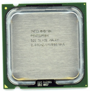 CPU Intel Pentium 4 521 2.8GHz (2800MHz), 1M cache, 800MHz FSB, LGA775, Prescott, Hyper-Threading technology, SL9CG, OEM ()
