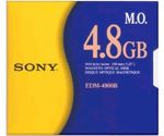 MO disk SONY EDM-4800B, 4.8GB, 1024 byte/sector, 5.25" ( )