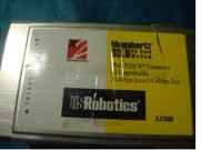  -   US Robotics USR/Megahertz CC-XJ1336 PCMCIA Data/Fax modem/w X-Jack, 33.6kbps Data/14.4kbpa Fax. -$19.95.