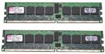 Kingston KTH-XW9400K2/2G 2x1GB DDR2 PC2-5300R (667MHz) ECC Reg. (registered) 240-pin SDRAM Memory DIMM Kit, Low Profile (LP), OEM (  )