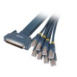 Cisco Systems CAB-OCTAL-ASYNC= 8 Lead octal cable (68 pin to 8 Male RJ-45's), p/n: 72-0845-01, OEM ( )