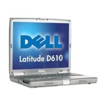 Notebook Dell Latitude D610 14", CPU Intel M 1.86GHz, memory DDR2 1GB, HDD 12GB, Ati Mobility 64MB Radeon X300, DVD/CD-RW, 4xUSB, VGA, S-video, COM, LPT, modem, ethernet, PCMCIA, IrDa, .. ( )