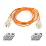 Belkin A2F20277-06 Fiber Duplex SC Patch cable, SC/SC, 62.5M, 6', OEM ( )