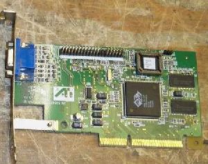 SVGA card ATI 3D Rage 128 GL, 32MB, AGP, p/n: 109-51900-31, OEM ()