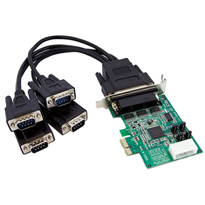 DIGI International 4-port DB9 I/O cable, for DigiBoard PC/8e Serial card, p/n: (1P)60000211 E, OEM (  "")
