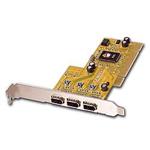 SIIG NN-400P12 3-port FireWire (IEEE1394) DV-Cam Kit (adapter), PCI, OEM ()