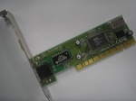 Network Ethernet card Gento 10/100Mbps, PCI, low profile, p/n: 18-1C-P120, OEM ( )
